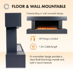 Devola Haslemere 2kW Electric Fireplace Suite – DVWF201G -Ventilation Equipment Store 0 252F2 252Fe 252F5 252F02e5849534d07047b2acb4113fb371f698a39b09 Floor Wall Mountable0 6c3cf9c2 c12e 49a8 8526 1e936426beb4