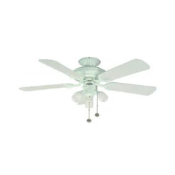 Fantasia Mayfair Combi 42inch. Ceiling Fan With Gloss White Blade & Light - Gloss White - 111825