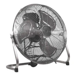 Prem-I-Air 60W 3 Speed 14-inch Floor Fan - Chrome - EH1866