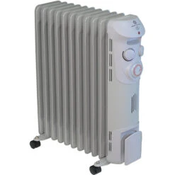 Prem-I-Air Elite 2.5 KW Oil Filled Radiator With Timer - EH1369