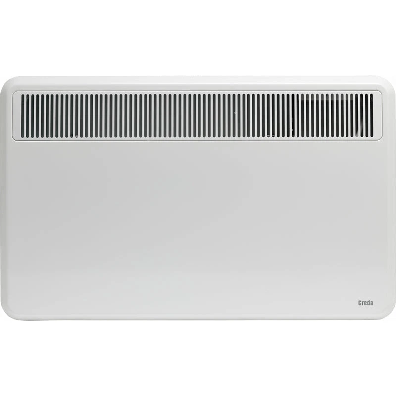 Creda 1000W TPRIIIE Series LOT20 Slimline Panel Heater In White With 7 Day Timer & Thermostat - TPRIII100E