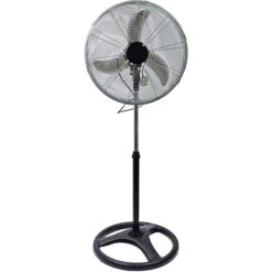 Prem-I-Air 75W 3 Speed 18-inch Oscillating Pedestal Fan - Black/Silver - EH1804 - Return Unit