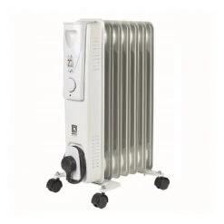 Pifco 1.5kW 7 Fin Oil Filled Radiator White- PIF203854