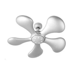 Fantasia Elite Splash 36inch. Ceiling Fan With Matt Silver Blade & LED Light - Matt Silver - 114512