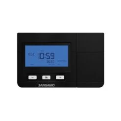 ESP Sangamo Electronic Programmable Room Thermostat Black - CHPRSTATDPB