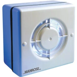 Manrose 100mm Axial Extractor Window Fan With Humidity Control - WF100H