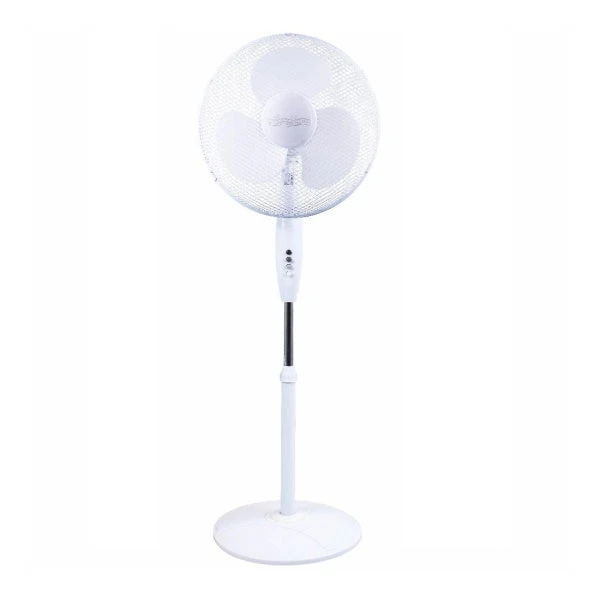 Stirflow 45W 3 Speed 16-inch Pedestal Fan - White - SFGP16D 1 Stirflow 45W 3 Speed 16-inch Pedestal Fan - White - SFGP16D