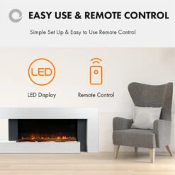 Devola Dorking 2kW Electric Fireplace Suite – DVWF202GW -Ventilation Equipment Store 3 252F4 252F7 252Fa 252F347a50d64e88417e2f6c43f575942acba3d691f8 Easy use Remote control0 d4fe9550 33cd 4c94 93a0 a23e42fbce24