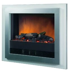 Dimplex Bizet Wall Mounted Fire (Silver Grey Finish) - BZT20