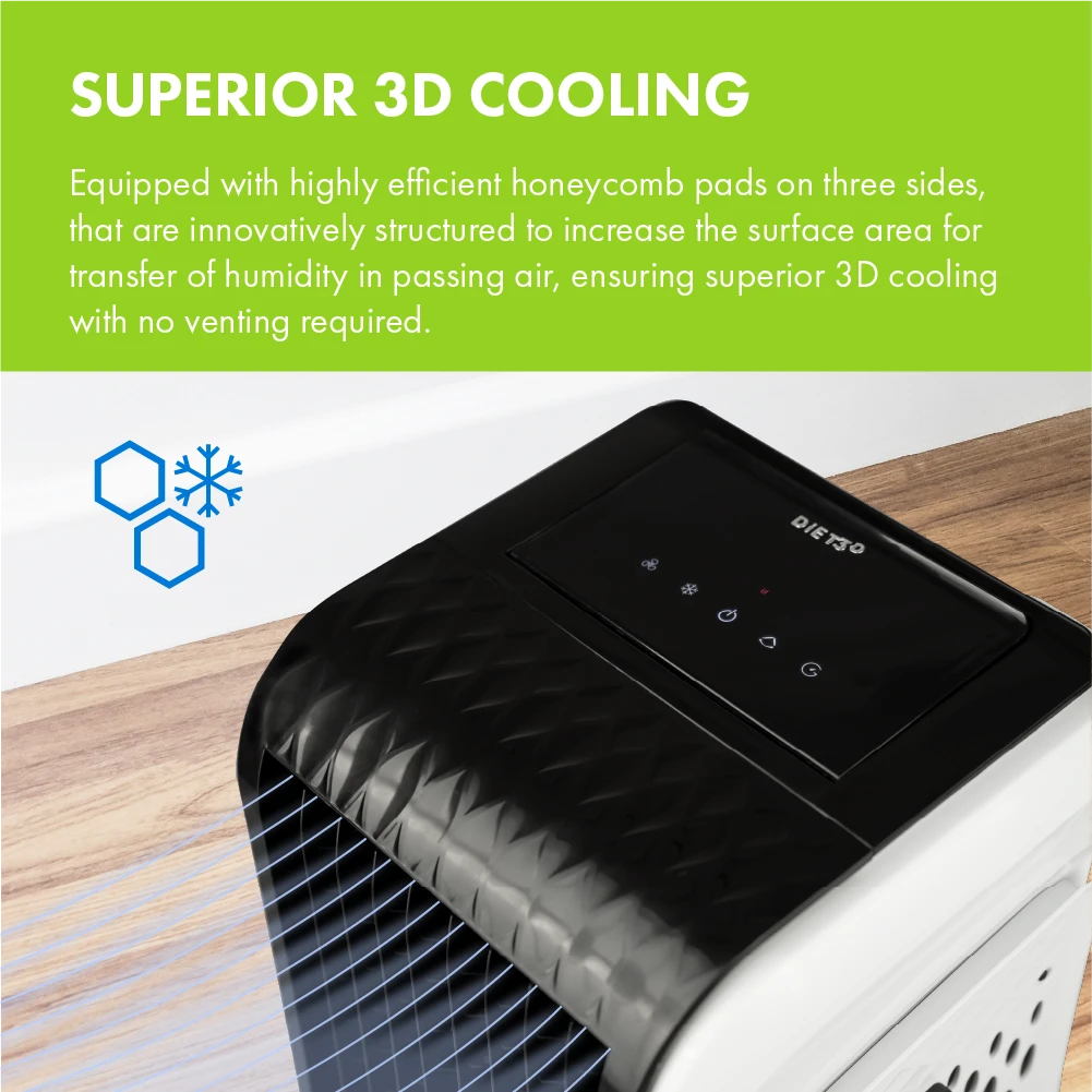 Symphony Diet 3D 20i Tower Air Cooler 20 Litres With Magnetic Remote - DIET3D20I 5 Symphony Diet 3D 20i Tower Air Cooler 20 Litres With Magnetic Remote - DIET3D20I - Image 5