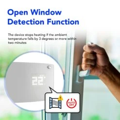 Devola 2kW Glass Panel Air Curtain White - DVSH20WH -Ventilation Equipment Store 5 252F1 252F2 252Fb 252F512b6f4fdc911bb293f9904b627ecd879ade5e4f Image 3