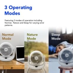 Devola Low Noise 20W 9 Speed 9-inch DC Desk Fan - White - DVF7DCFAN 12 Devola Low Noise 20W 9 Speed 9-inch DC Desk Fan - White - DVF7DCFAN -Ventilation Equipment Store 5 252F3 252Ff 252Fd 252F53fdc84ab34037ec88ec84a7ac3412158b8759cd Image 4 3 2e45a48c e55d 47a6 a45e ed364d030141