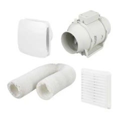 Envirovent Silent MV160 100mm 4" In-Duct Extractor Fan Kit With Timer - SILMV160/100TKIT