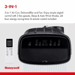 Honeywell 12000 BTU WiFi Compatible Portable Air Conditioner With Voice Control - White - HJ12CESVWK -Ventilation Equipment Store 6 252F0 252F4 252Fc 252F604cc990e3c17ea217ebd49b1d4a3993e9d8e3ab 05 3 In 1