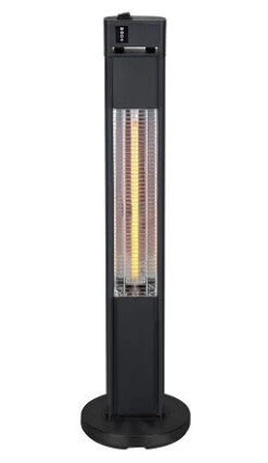 Forum Blaze 1600W Variable Wattage Standing Patio Heater IP55Black - ZR-32300 - Return Unit