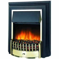 Dimplex Cheriton Freestanding Fire (Brass/Black Finish) - CHT20 (Return Unit)