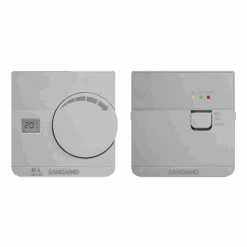 ESP Sangamo Electronic Wireless Thermostat With Digital Display Silver - CHPRSTATDRFS