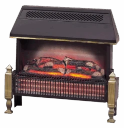 Dimplex Lyndhurst Radiant Fire (Flickering Log Effect) - 430RCE/B