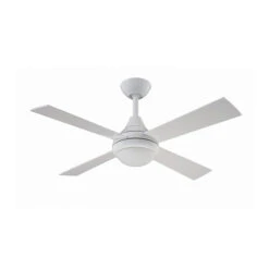 Fantasia Sigma 42inch. Ceiling Fan With Gloss White Blade & Light - Gloss White - 114253