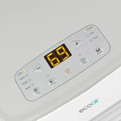 EcoAir Crystal 9000 BTU Portable Air Conditioning- CRYSTAL -Ventilation Equipment Store 8 252F2 252F6 252Fa 252F826af02a695d8602348aad00d3be3293bf491240 control panel