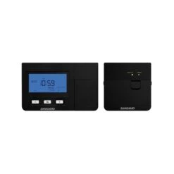 ESP Sangamo Wireless Programmable Thermostat With Digital Display Black - CHPRSTATDPRFB