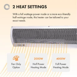 Devola Platinum 4kW PTC Over Door Air Curtain (with Remote Control) - DVSH40WH -Ventilation Equipment Store 8 252F9 252F7 252F1 252F897111f8debc39baa9dcbf8a6d5d30b5ba419612 05 2 Heat Settings 91a2112c 35f3 4b97 b808 41e3380f23a0