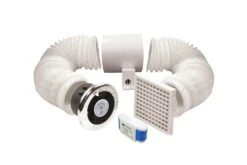 Vent-Axia Vent-A-Light Inline Shower Fan And Light Kit - 432504