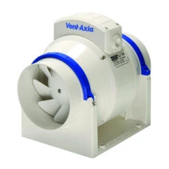 Vent-Axia ACM150 4"/100m Inline Mixed Flow Fan White - 17106010