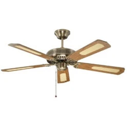Fantasia Classic 52inch. Ceiling Fan Without Light - Antique Brass - 110224