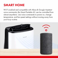 Honeywell 12000 BTU WiFi Compatible Portable Air Conditioner With Voice Control - White - HJ12CESVWK -Ventilation Equipment Store 9 252F9 252F6 252Fe 252F996e6bfbaa8f03dfaa371549216f1dddb5e57188 06 Smart Home
