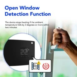 Devola 2kW Glass Panel Air Curtain Black - DVSH20B -Ventilation Equipment Store 9 252Fe 252Fa 252F3 252F9ea3bb9433d6a498f824e82d797ea03e1ee727ac Image 3 07e02d26 c16e 4642 b968 f632829ea981