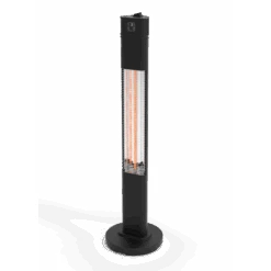 Devola Platinum 1.6kW Floor Standing Patio Heater With Remote Control IP65 Black - DVPH16PFSB