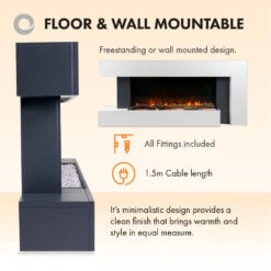 Devola Dorking 2kW Electric Fireplace Suite – DVWF202GW -Ventilation Equipment Store 9 252Ff 252F4 252F2 252F9f42d9ecd9593aeaee6e267c7f4f8b3e1583af1f Floor Wall Mountable0 34101637 ffee 440f aac9 cacd004221ac