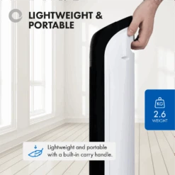 Devola 45W 3 Speed 33-inch Tower Fan With Remote - Black/White - DV33TFBW -Ventilation Equipment Store 9 252Ff 252F6 252F0 252F9f60364185723547d51de6e03b9c87c063a0f6e2 06 Lightweight Portable