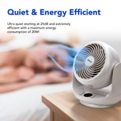 Devola Low Noise 20W 9 Speed 9-inch DC Desk Fan - White - DVF7DCFAN 15 Devola Low Noise 20W 9 Speed 9-inch DC Desk Fan - White - DVF7DCFAN -Ventilation Equipment Store a 252F6 252F6 252Fd 252Fa66d0d356469914c2f9134968e32da718490142c Image 7 1 612b72c8 8b6d 4118 8caa 557f94d355bd