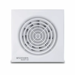 Envirovent Silent 125mm 5" Ultra Quiet WC & Bathroom Extractor Fan With Humidistat & Timer - SIL125HT