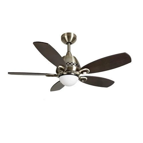 Fantasia Phoenix 42inch. Ceiling Fan With Dark Oak Blade & Light - Anitque Brass - 114062 1 Fantasia Phoenix 42inch. Ceiling Fan With Dark Oak Blade & Light - Anitque Brass - 114062