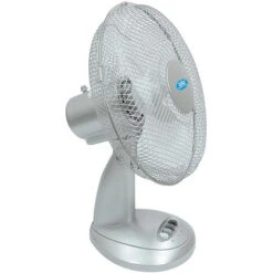 Prem-I-Air 12 Inch Desk Fan - Silver - EH1766