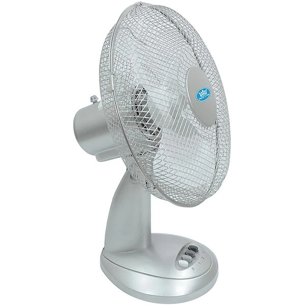Prem-I-Air 12 Inch Desk Fan - Silver - EH1766 1 Prem-I-Air 12 Inch Desk Fan - Silver - EH1766