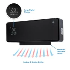 Devola 2kW Air Curtain Black - DVSH20GB -Ventilation Equipment Store b 252F5 252Ff 252F7 252Fb5f7061612bba580b6bc17b2e760ef9bd67c4bb4 Image 5