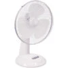 Prem-I-Air 40W 3 Speed 12-inch Plastic Desk Fan - White - EH1522