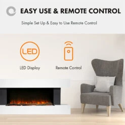 Devola Haslemere 2kW Optiflame Effect Electric Fireplace Suite – DVWF201GW - Return Unit -Ventilation Equipment Store b 252Fa 252Fe 252Fb 252Fbaebd5e636d8535753ebcd9217b06bac0f15b679 Easy use Remote control0 d4ab4ffd e7e4 4b5a 8b64 89e29cf3c13d