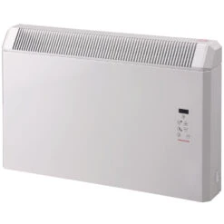 Elnur 2000W (2.00kW) LOT20 Compliant White Panel Heater With Thermostat & Timer - PH200PLUS