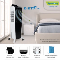 Symphony Diet 3D 40i Tower Air Cooler 40 Litres With Magnetic Remote - DIET3D40I 14 Symphony Diet 3D 40i Tower Air Cooler 40 Litres With Magnetic Remote - DIET3D40I -Ventilation Equipment Store c 252F1 252F6 252F0 252Fc16035c32633c3433d500dd0e7beb3dd14a72b94 B083KR1K5F.PT01