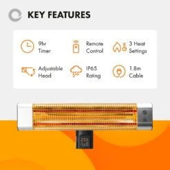 Devola Platinum 1.8kW Wall Mounted Patio Heater With Remote Control - DVPH18PWMSL -Ventilation Equipment Store c 252F1 252Fa 252Fd 252Fc1ad3749f29e210cda608419d22a6ee0c15721a3 DVPH18PWMSL 2 54edd565 c78b 4210 b545 e8357a3a60d4