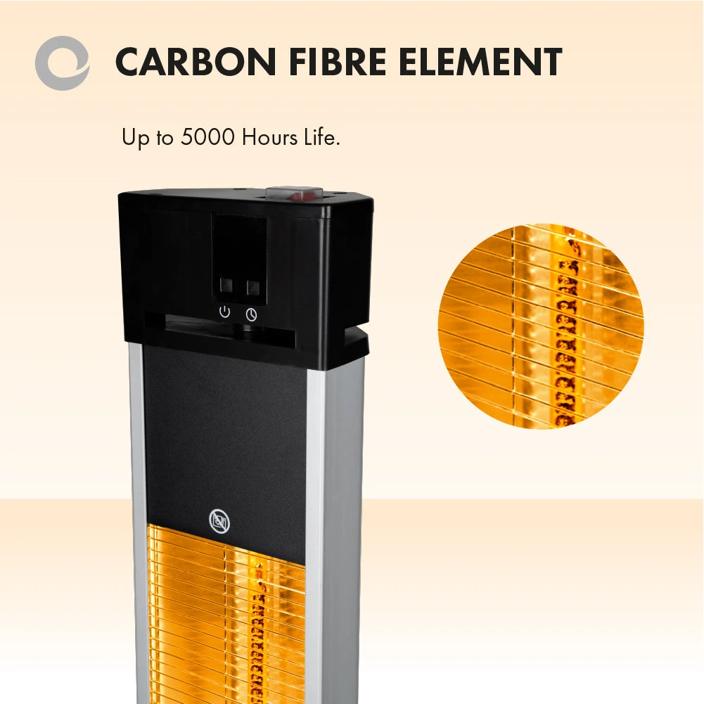 Devola Master 2kW Freestanding Patio Heater With Remote Control -DVXSPH20FSB 6 Devola Master 2kW Freestanding Patio Heater With Remote Control -DVXSPH20FSB - Image 6