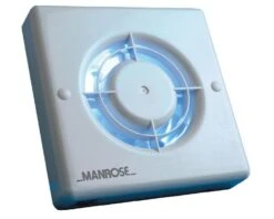Manrose XF100PIR 100mm/4inch. Wall/ Ceiling PIR Sensor Control Fan - Return Unit