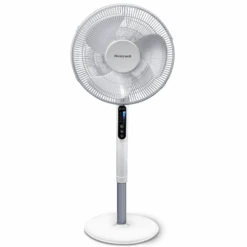 Honeywell Advanced QuietSet 40W 5 Speed 40cm Oscillating Pedestal Fan White - HSF600W