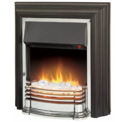Dimplex Detroit Freestanding Fire (Black And Chrome Effect Finish ) - DTT20