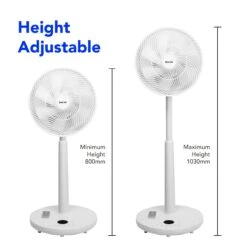 Devola Low Noise 30W 12 Speed 12-inch DC Pedestal Fan - White - DV12DCPFAN - Return Unit -Ventilation Equipment Store e 252F3 252Fc 252F1 252Fe3c1f3cb7fa79571fdd0437352584b74734642c7 Height Adjustable 355b8a7e ceee 4128 8939 50b40c407985